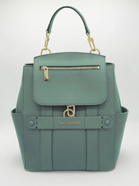 Diana Mini Convertible Backpack — Emerald