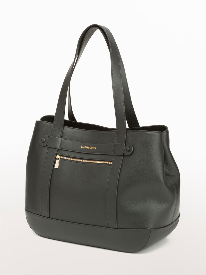 Classic Tote Black [Equestrian Fashion,Carryall bag, Purse, Leather Goods, Purse]