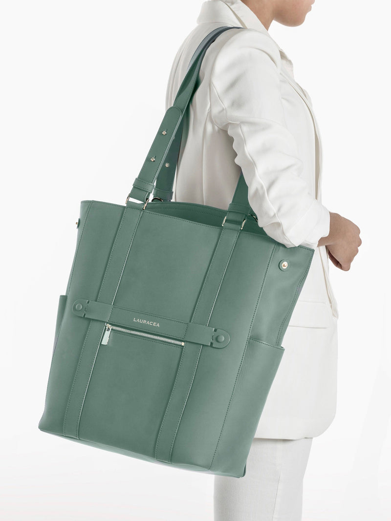 Convertible Backpack Tote Khaki Matte [High Quality, Travel Bag, Equestrian Bag]