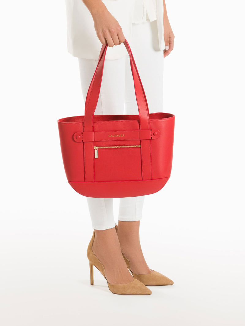 Petite Tote Poppy [Travel Bag, Italian Fashion, Luxury Handbag, Horse Show Circuit Wear]