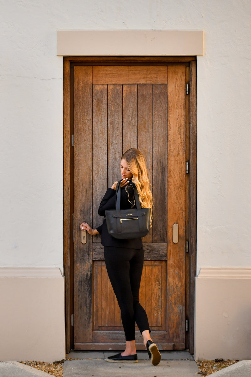 PETITE TOTE - BLACK