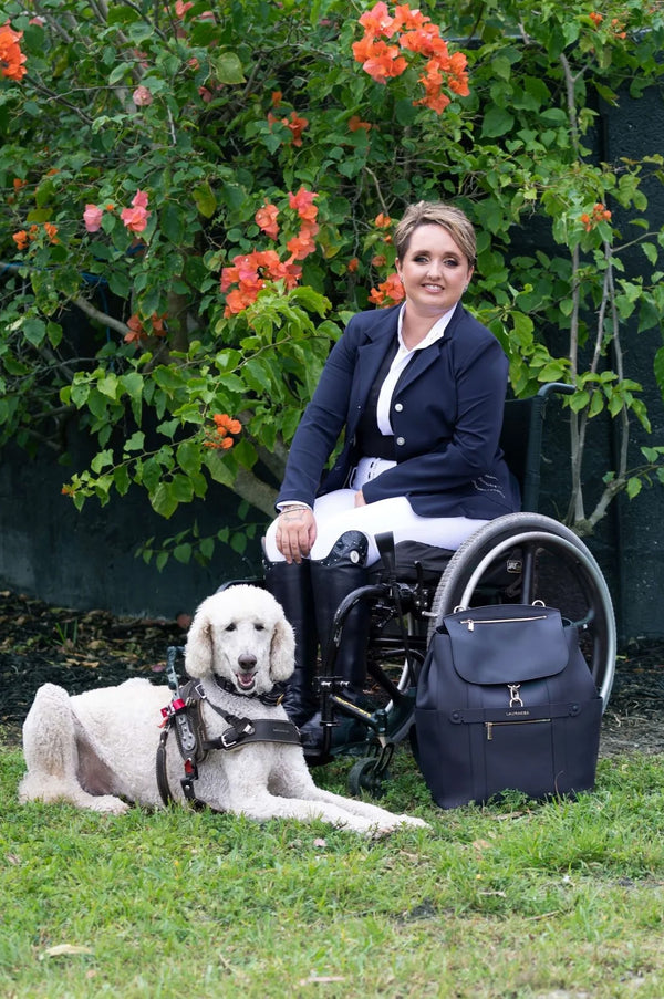 CONVERTIBLE BACKPACK TOTE - NAVY WATERPROOF LEATHER