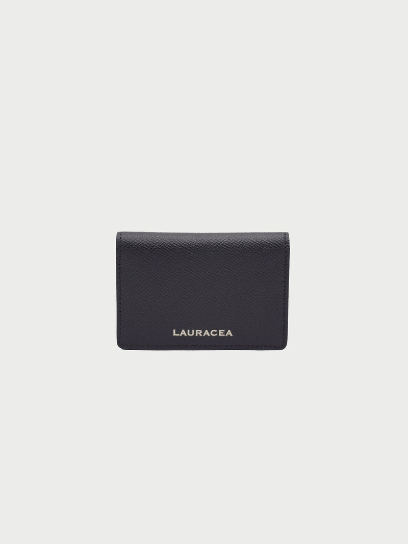 Card Case Black Front [Card Case, Small Leather Good, Small Wallet, Designer Fashion Wallet]