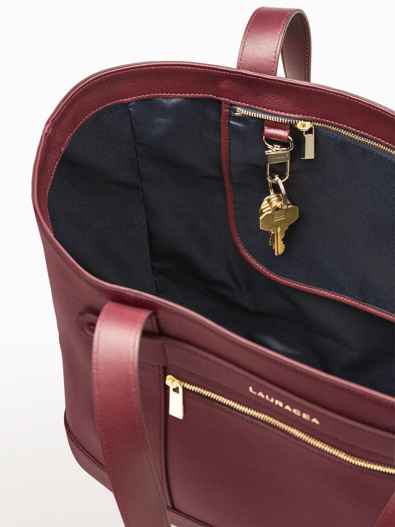 Classic Tote Merlot [Luxury Accessory, Fashion, Functional]