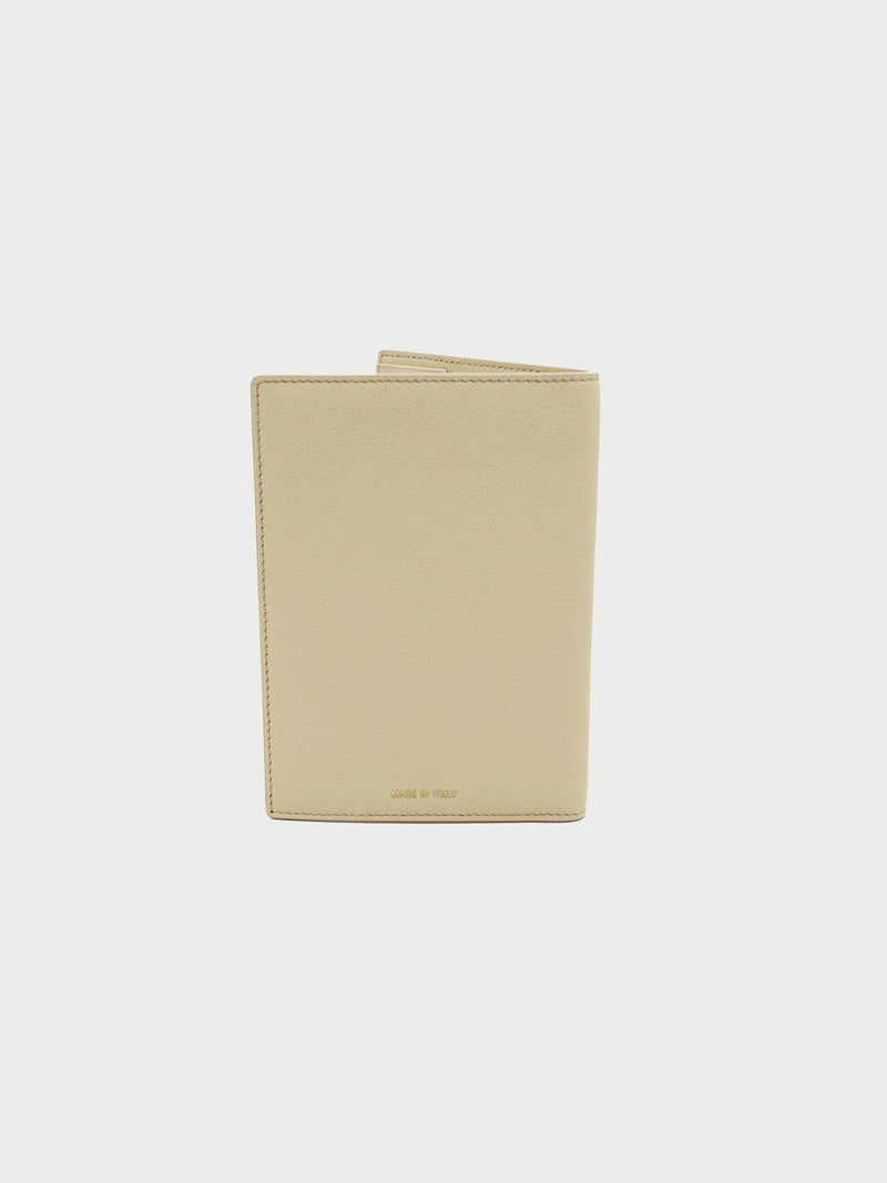 Passport Case Bone [Beige Passport Wallet, Leather Passport Wallet, Beige Passport Cases]