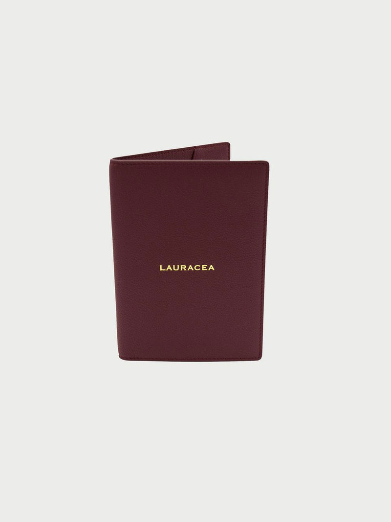 Passport Case Merlot [Maroon Leather Passport Case, Red Small Passport Holders]
