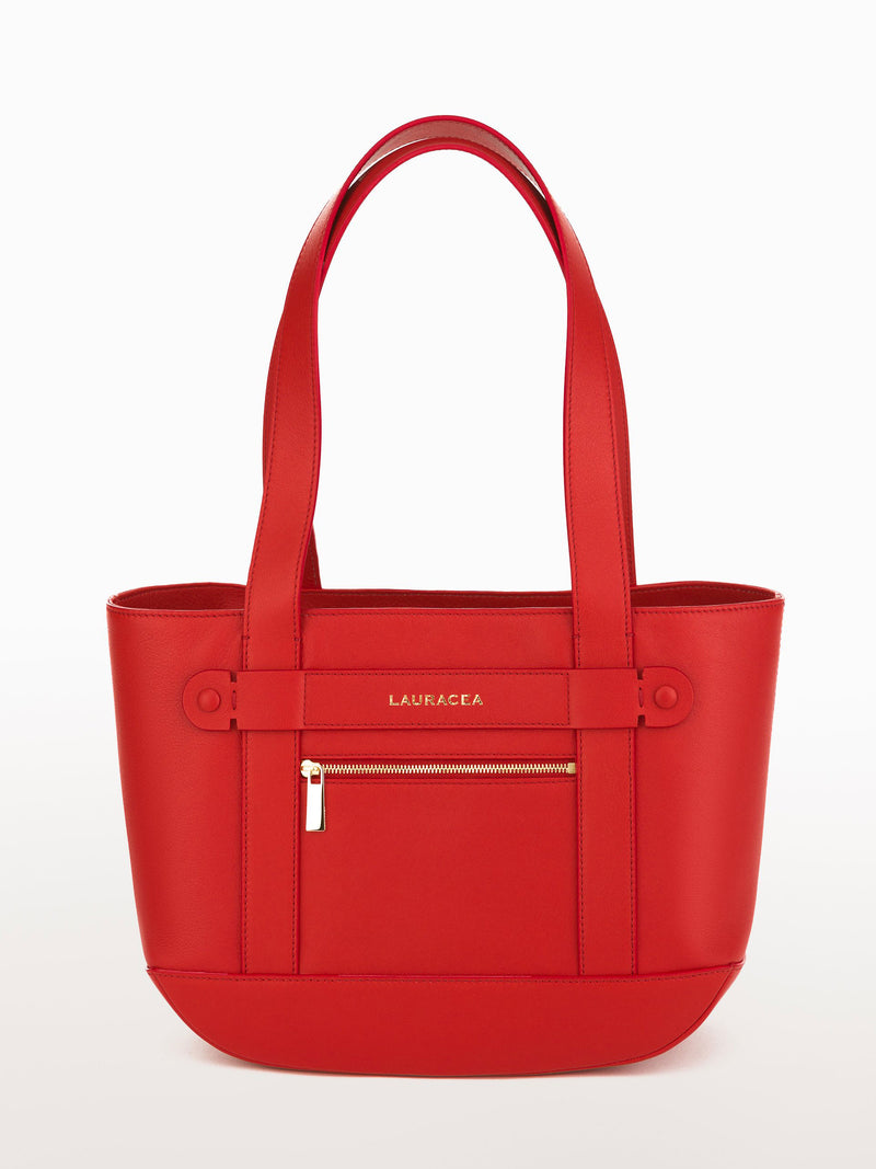 Petite Tote Poppy [Carry-on, Equestrian, Poppy Leather Bag, Premium Quality]